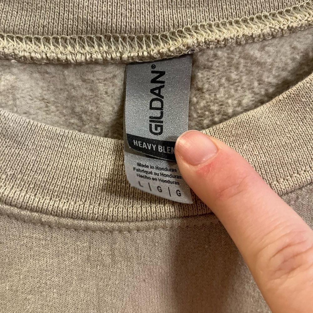 Zach Bryan Gildan Tan Graphic Crewneck - Picture 3 of 3
